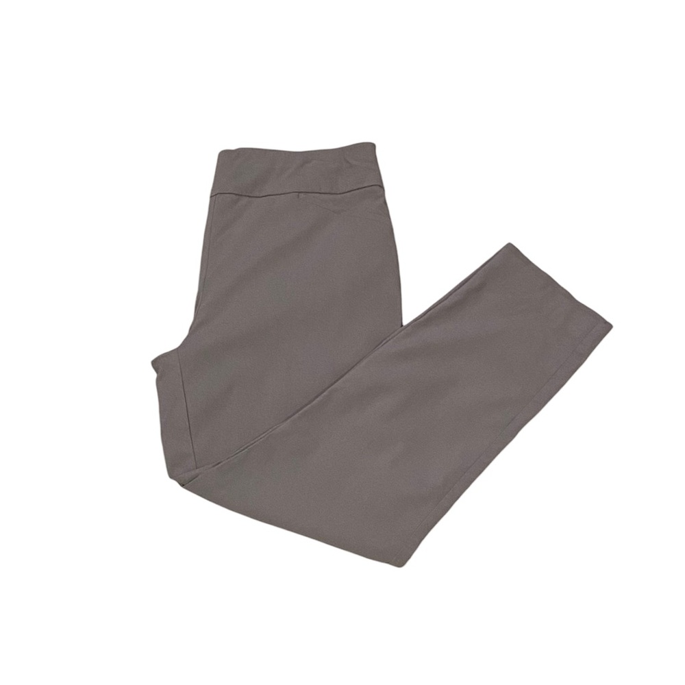 Chico’s Fabulously Slimming Perfect Stretch Gray Ankle Pants Size 1